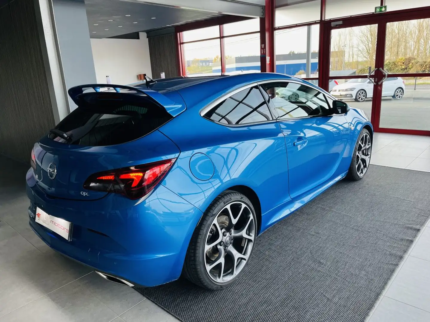 Opel Astra GTC OPC 2,0 TURBO 280 PACK PERFORMANCE HIFI INFINITY GPS CAMERA APPLE CAR PLAY SIEGES RECARO P Blauw - 2