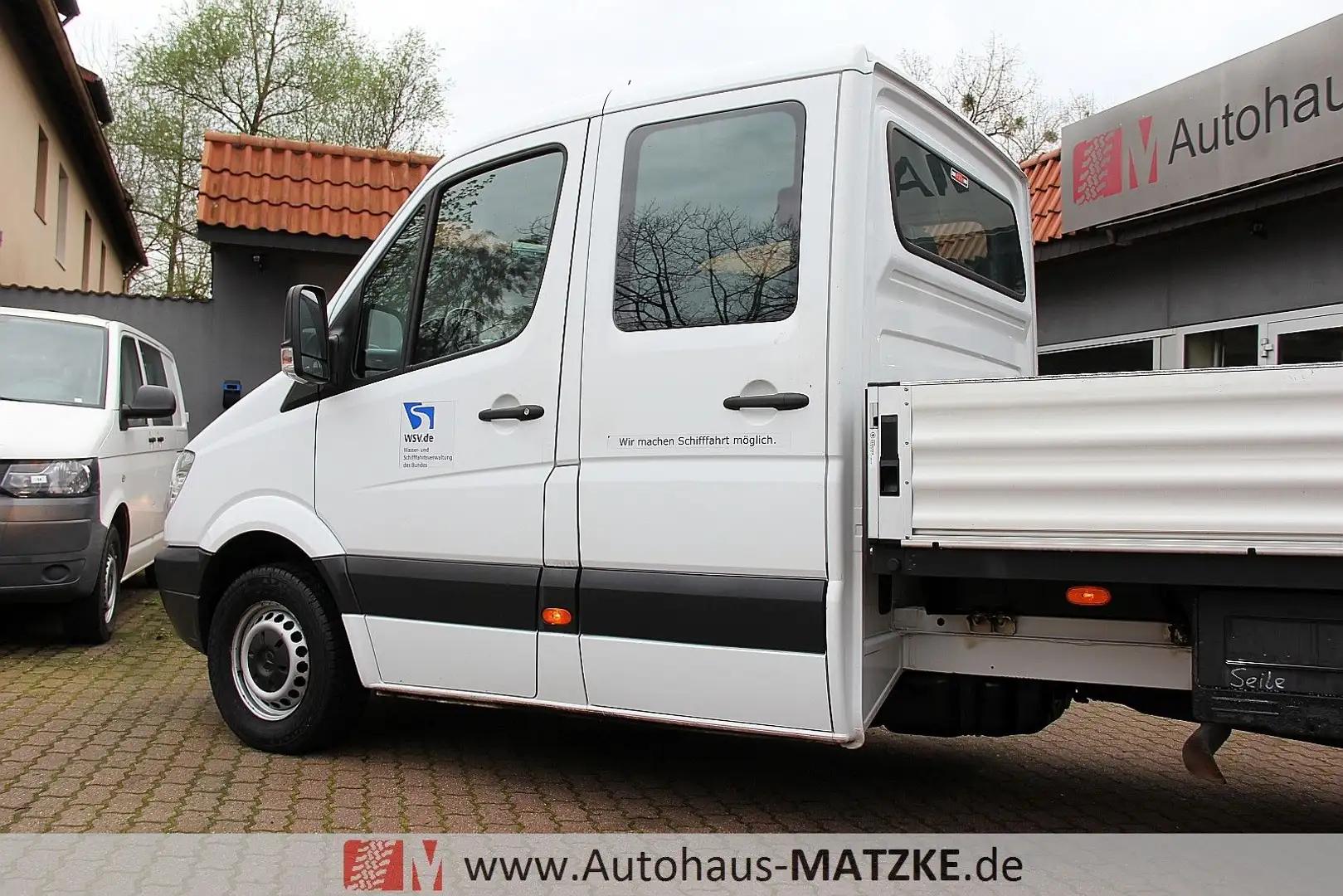 Mercedes-Benz Sprinter 316 Automat Maxi-Pritsche DoKa AHK 3.5t Weiß - 2