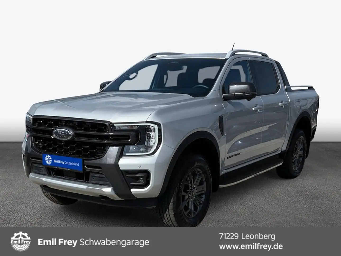Ford Ranger 2,0 Doppelkabine Autm. Wildtrak *AHK *CAM Silber - 1