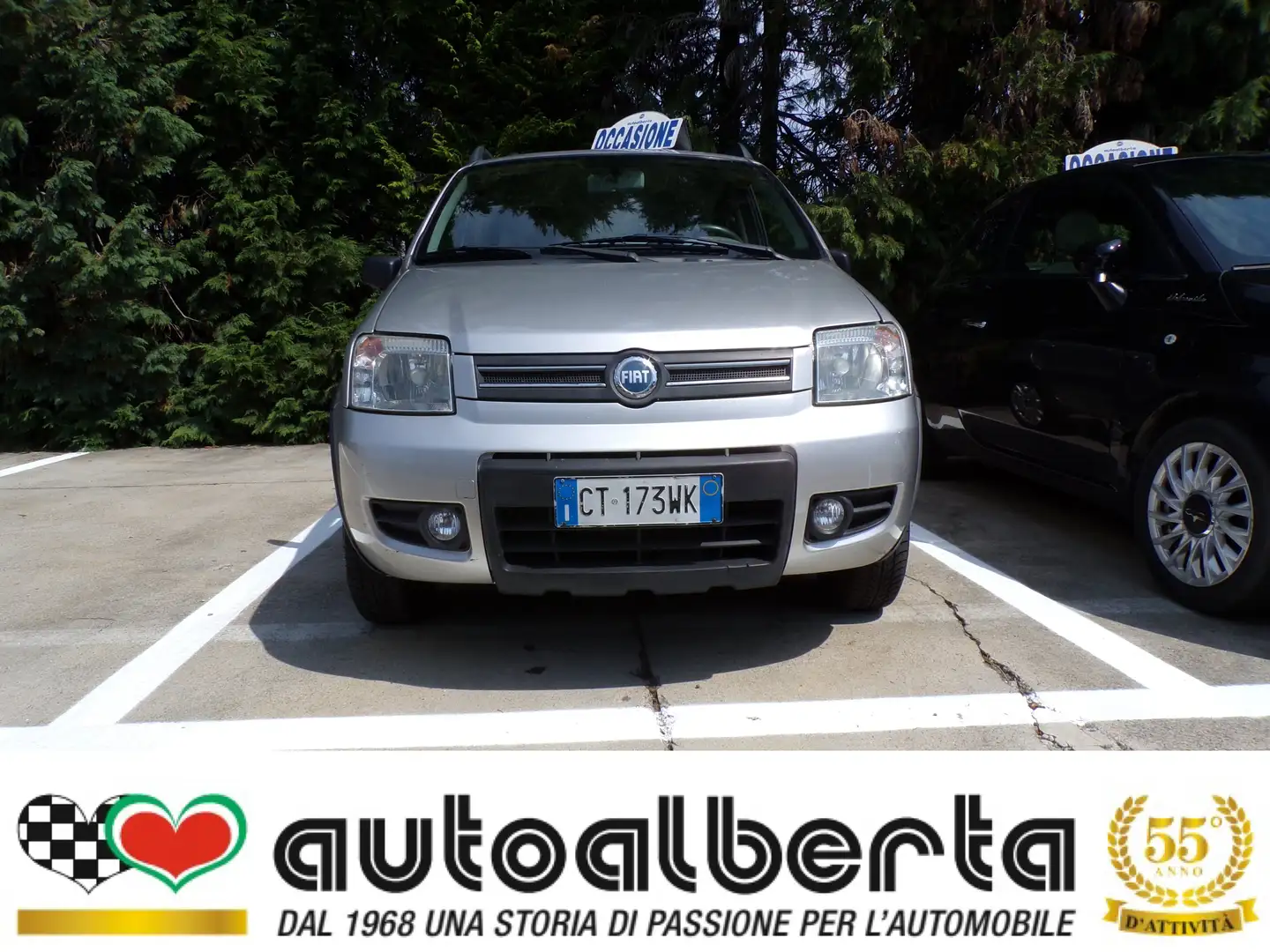 Fiat Panda 4x4 1.2 Climbing 60cv  UNICO PROPRIETARIO Zilver - 2