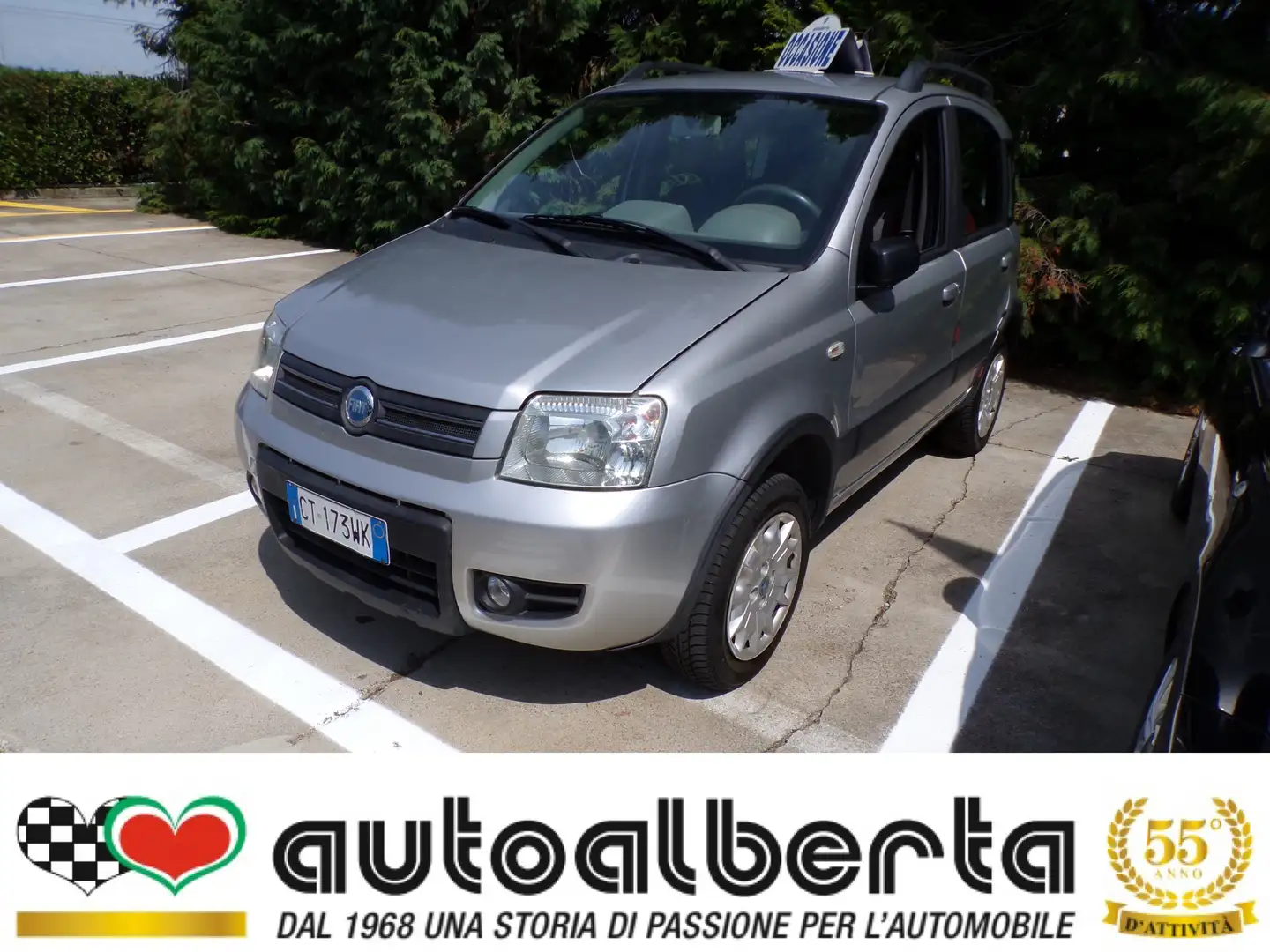 Fiat Panda 4x4 1.2 Climbing 60cv  UNICO PROPRIETARIO Zilver - 1