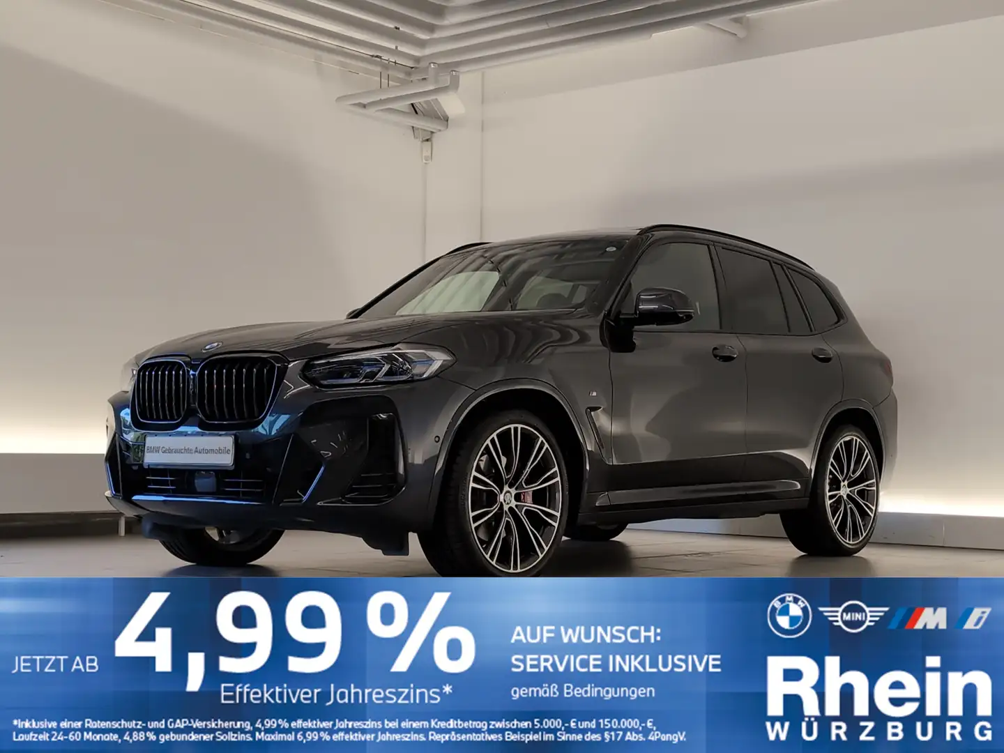 BMW X3 xDrive30d M Sportpaket Laser/HUD/Pano Laser/HUD/Pa Grau - 1