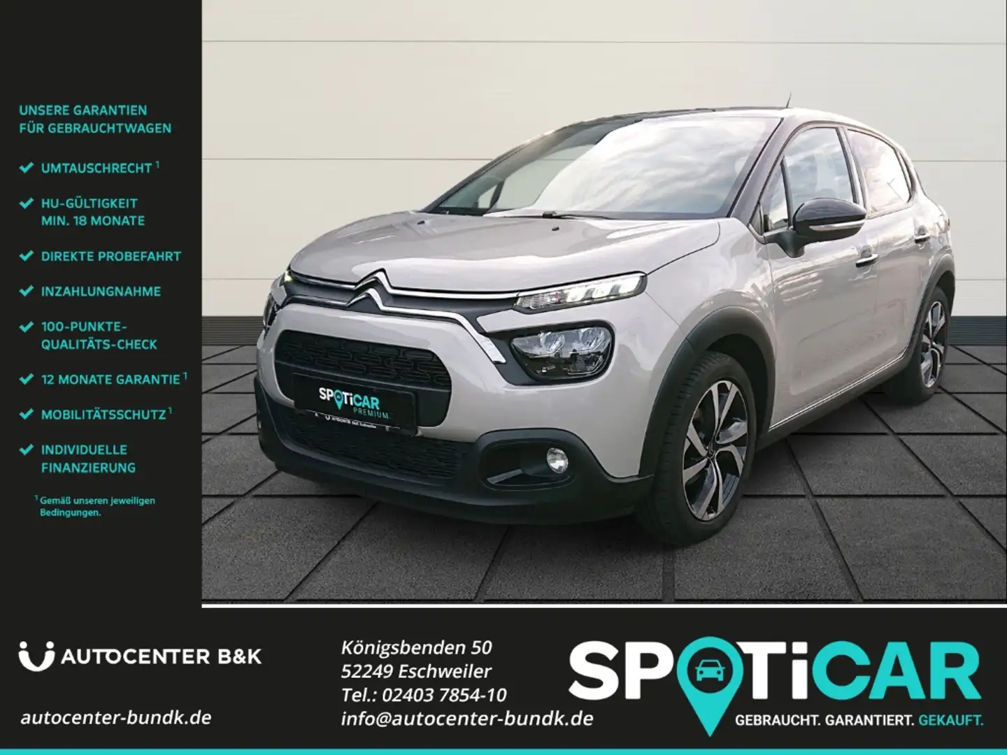 Citroen C3 Pure Tech 83 SHINE PACK Navi Rückfahrkamera Apple Beige - 1