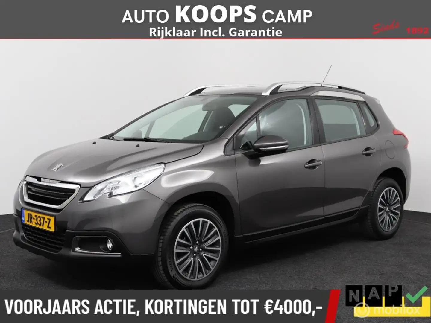 Peugeot 2008 1.2 PureTech Blue Lion | Airco | Cruise | Panorama Grau - 1