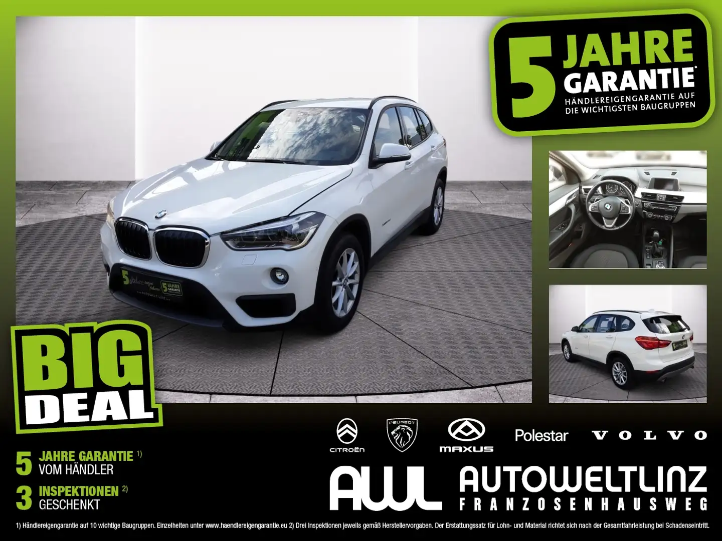 BMW X1 Allrad Advantage Aut. Weiß - 1