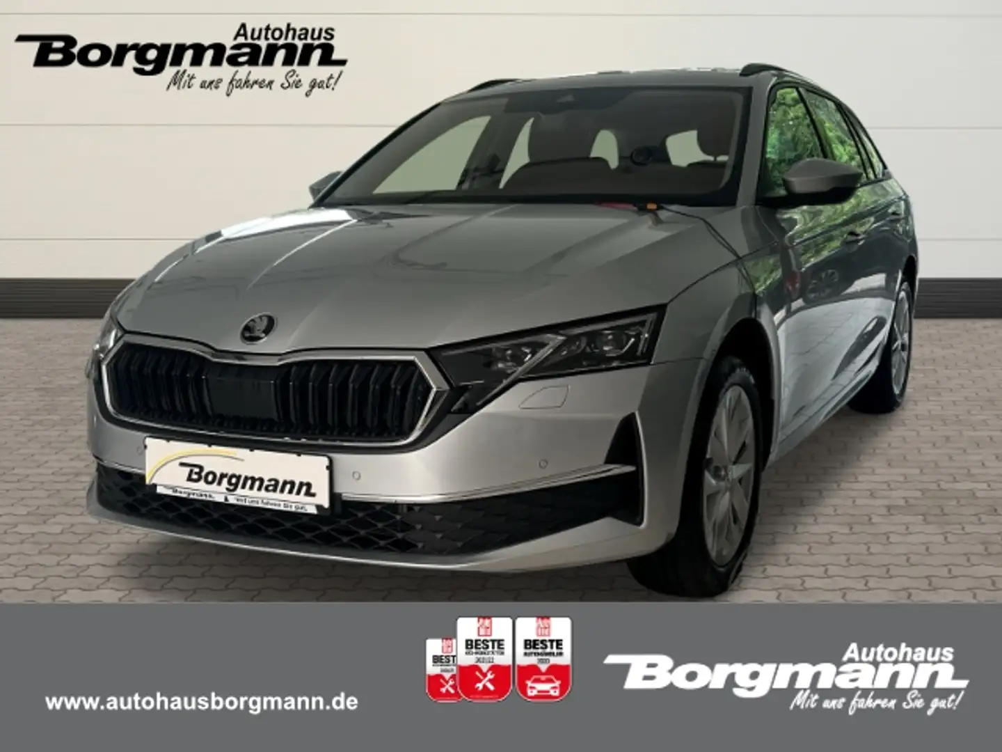 Skoda Octavia Combi Selection 2,0TDI UPE 43.870€ Navi digitales Silber - 1