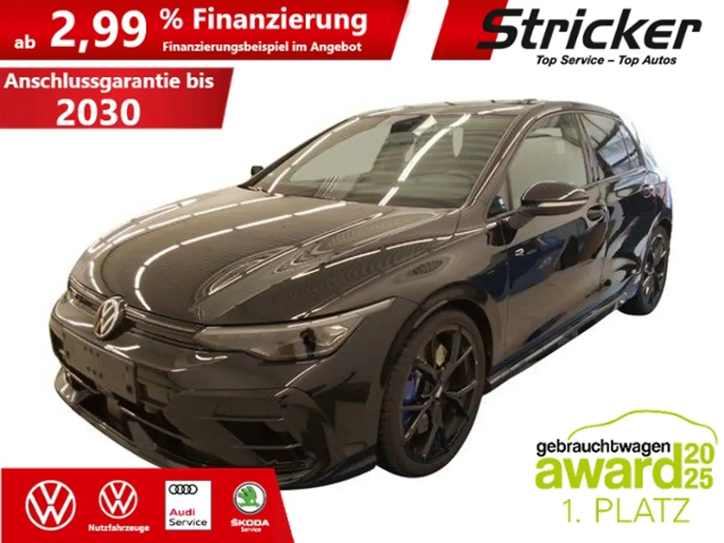 Volkswagen Golf R Black Style 419,-ohne Anzahlung Akrapovic H&K Schwarz - 2