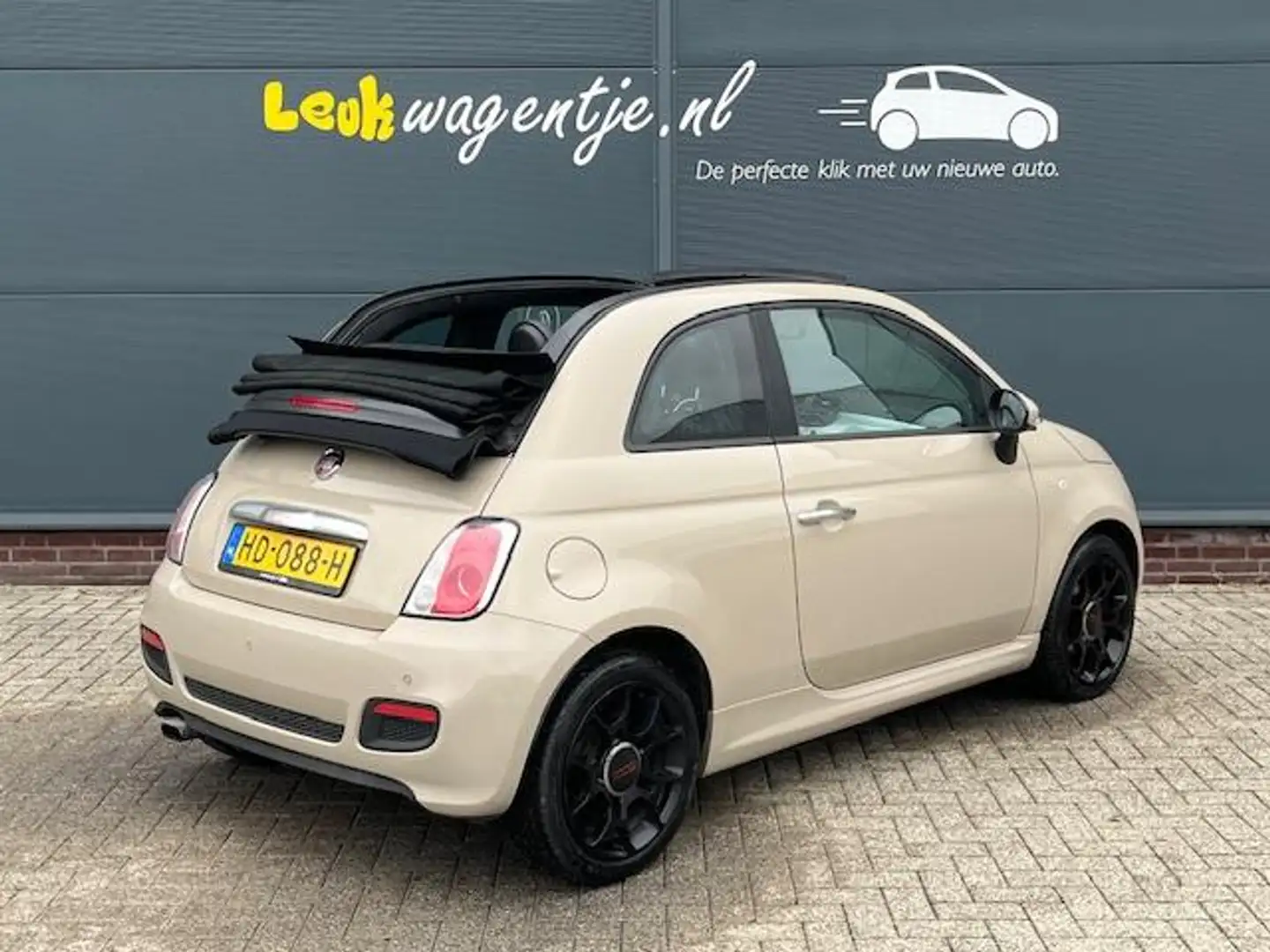 Fiat 500C 0.9 TwinAir Turbo 500S Cabrio *climate *16” *NL Bruin - 2
