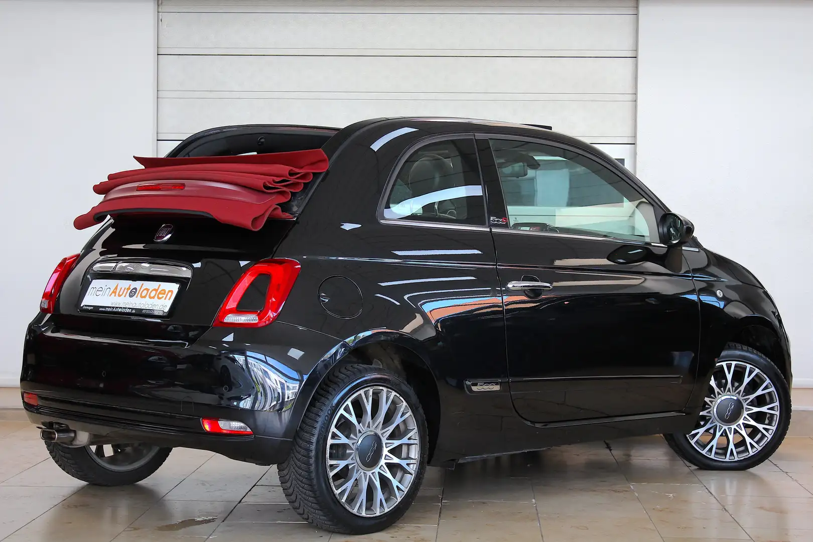 Fiat 500C 1.2 8V Lounge Cabrio *NAVI*APPLE*PDC*LED*APPLE* Schwarz - 2