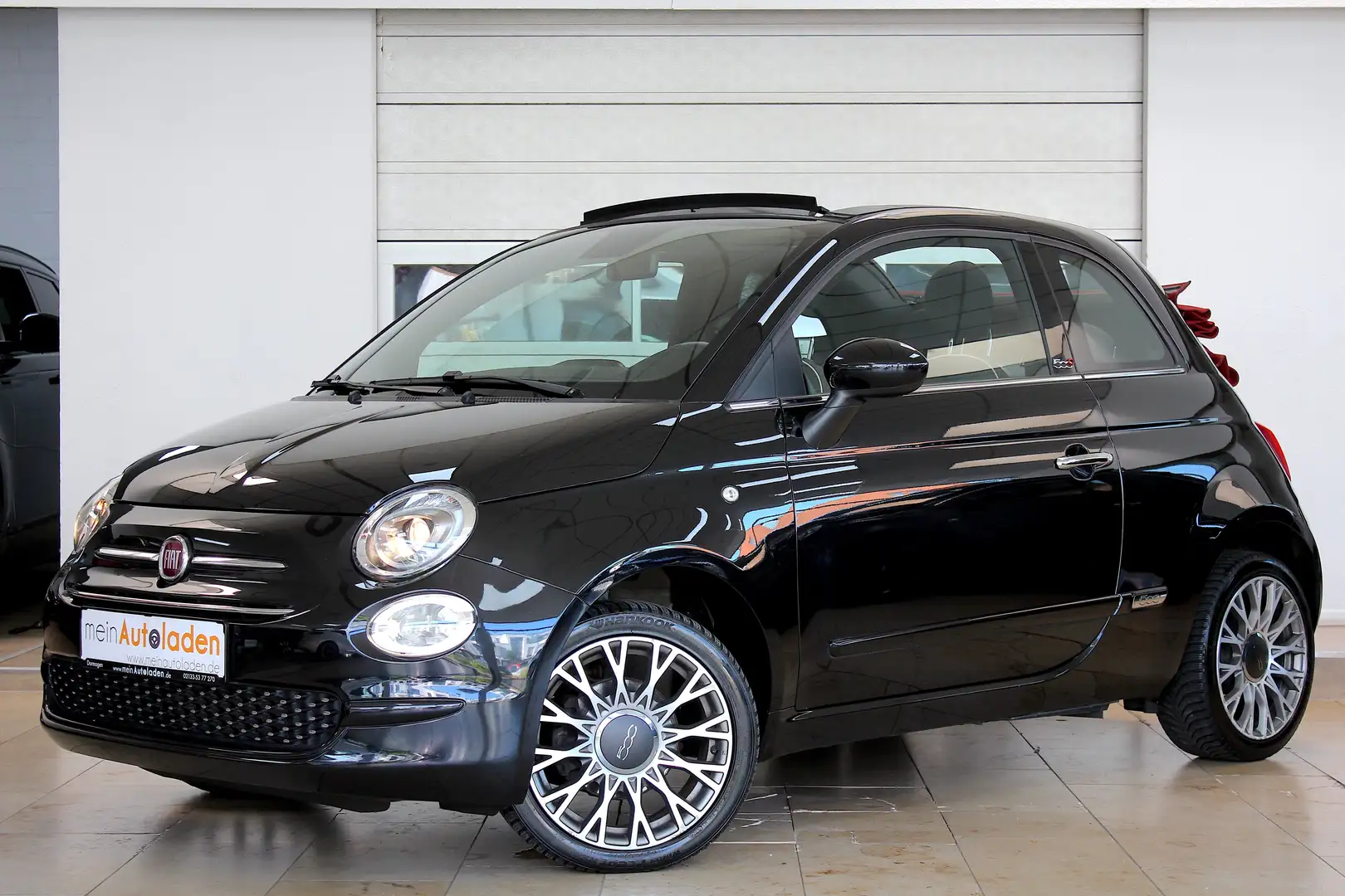 Fiat 500C 1.2 8V Lounge Cabrio *NAVI*APPLE*PDC*LED*APPLE* Schwarz - 1