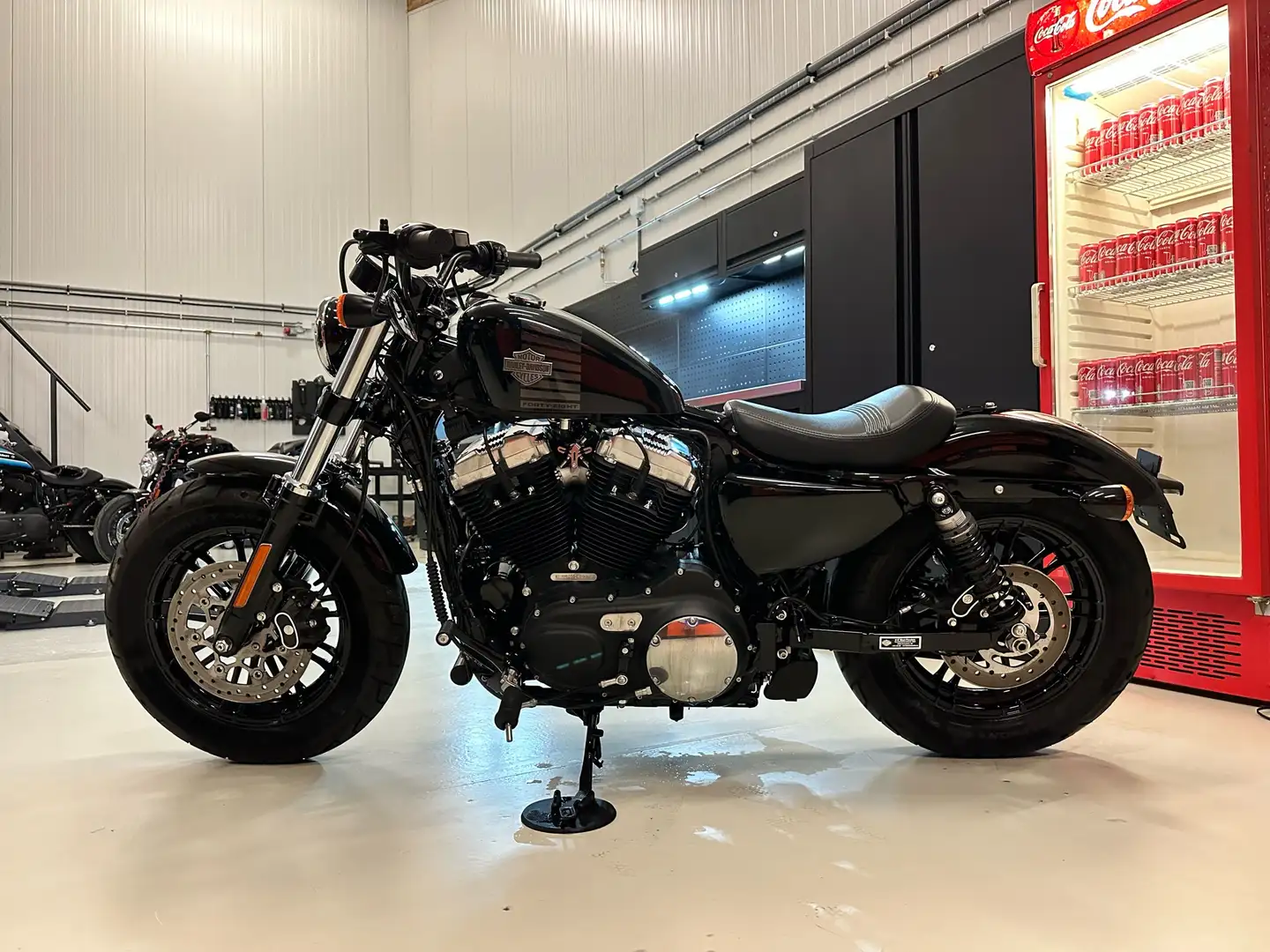 Harley-Davidson Sportster Forty Eight 7DKM, MCJ REGELBAAR UITLAATSYSTEEM Zwart - 2