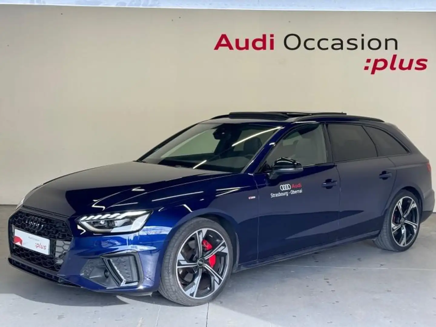 Audi A4 40 TDI 204ch S Edition S tronic 7 Bleu - 1