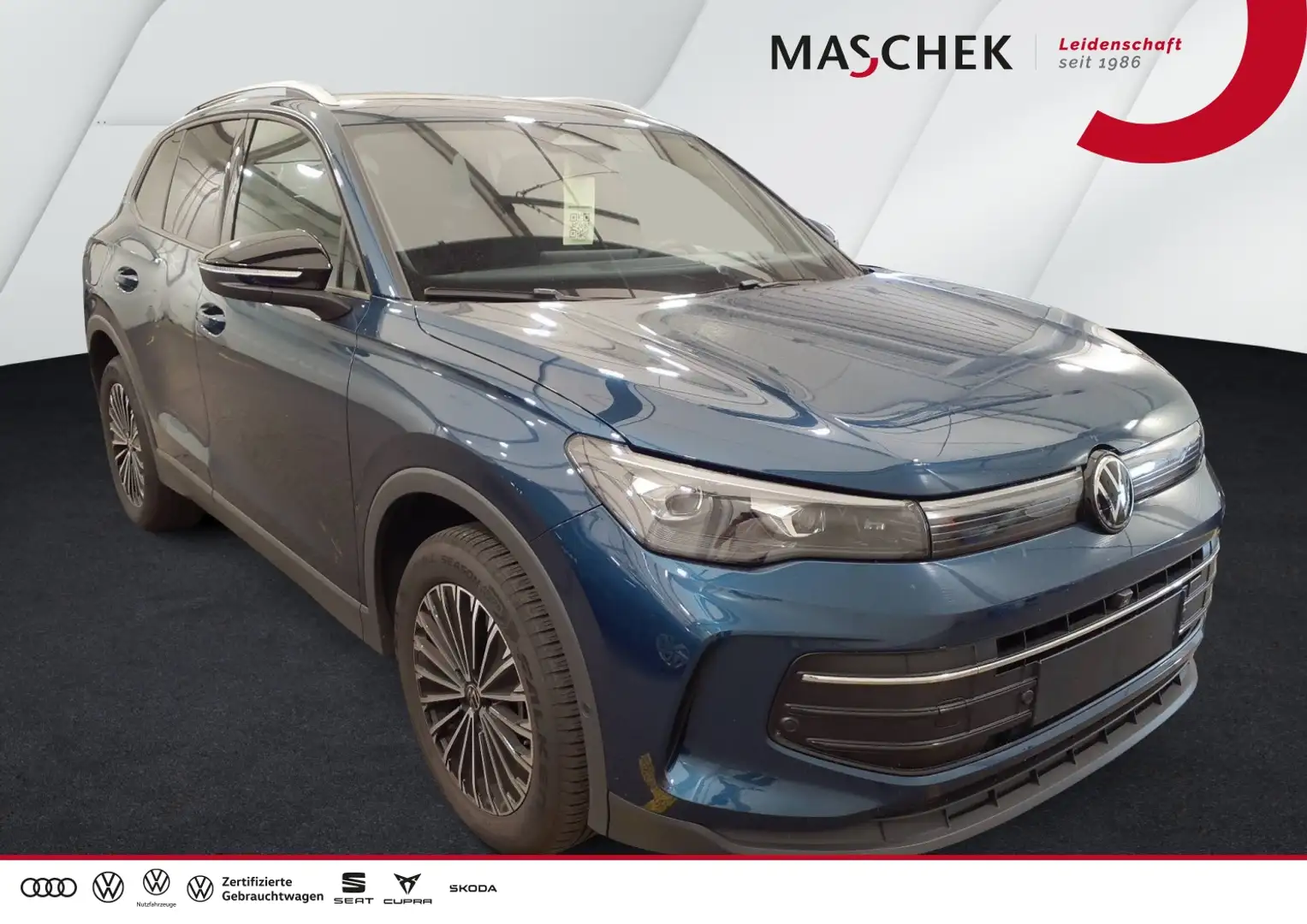 Volkswagen Tiguan Goal 2.0 TDI AHK Navi HUD IQlight Sitzh. Blau - 1