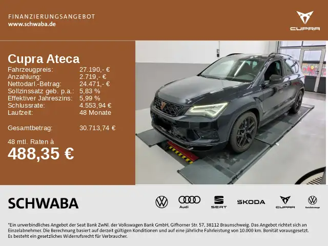 CUPRA Ateca 2.0 TSI 4Drive DSG