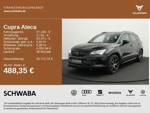 CUPRA Ateca 2.0 TSI 4Drive DSG*LED*BREMBO*BEATS*DCC*19