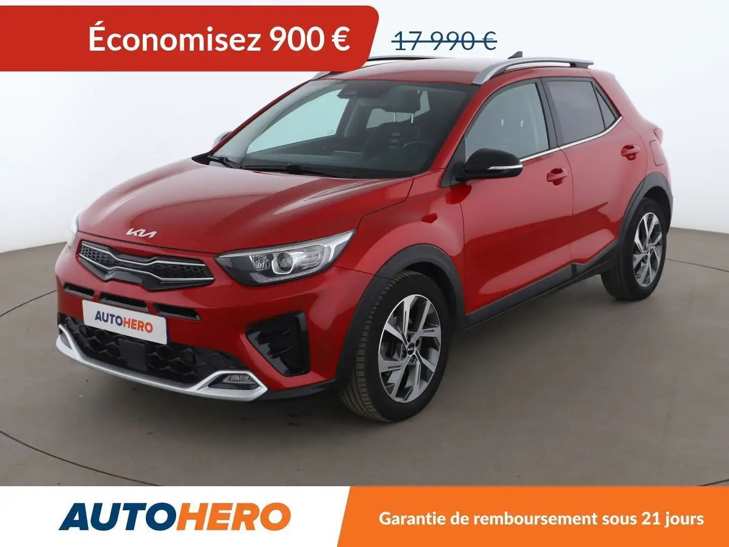 Kia Stonic 1.0 T-GDi MHEV GT Line DCT7 Rouge - 1