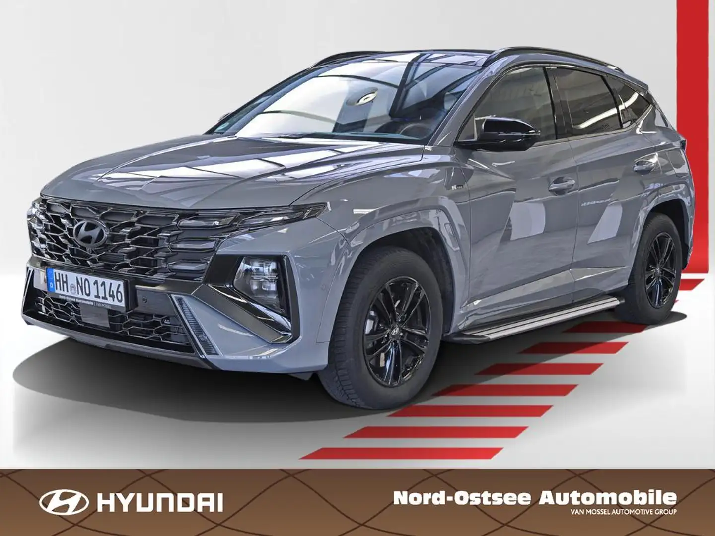 Hyundai TUCSON FL HEV N Line Trittbretter Assist-P Pano Grau - 1