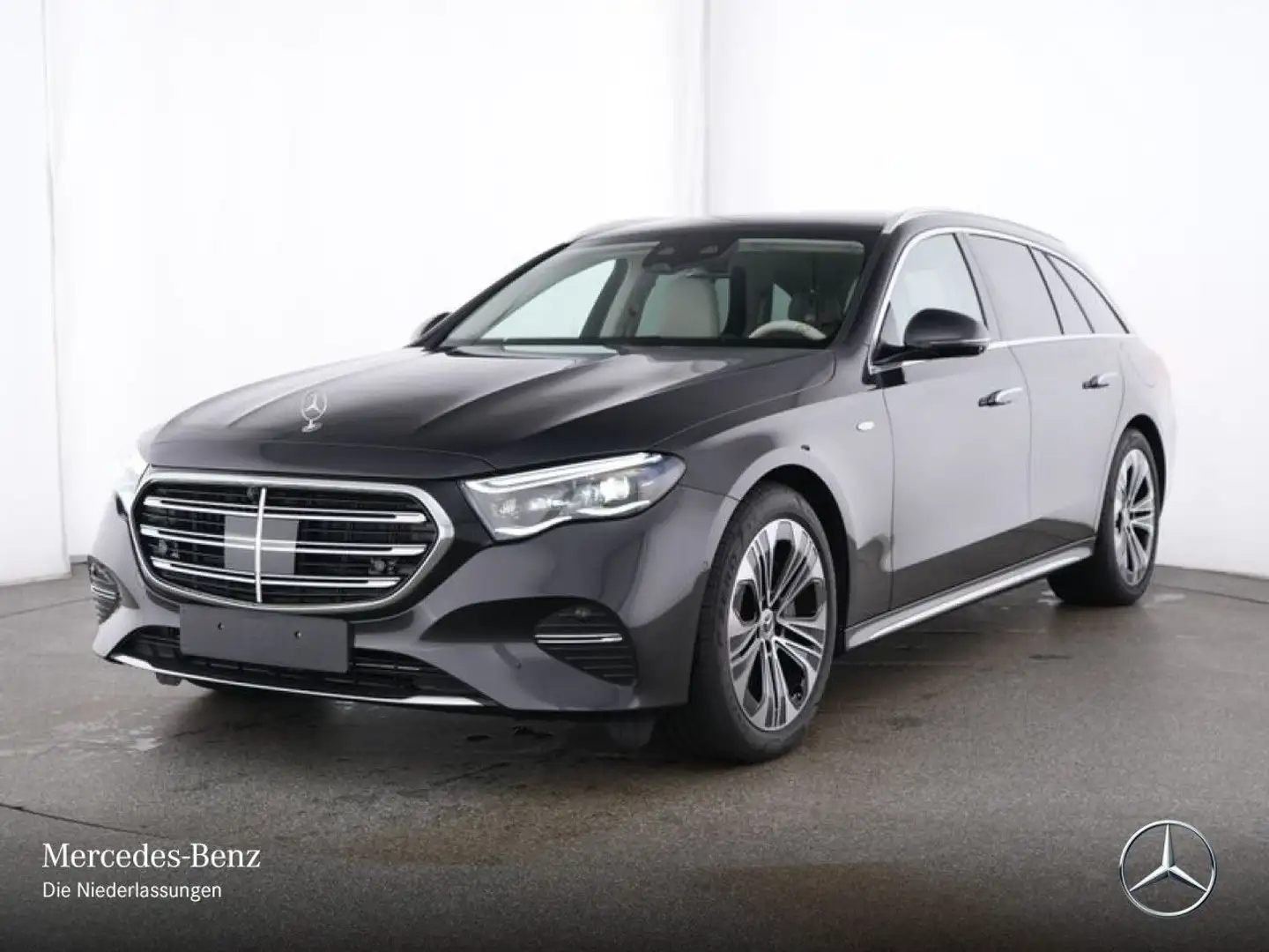 Mercedes-Benz E 300 de T Hybrid Fahrass 360° Airmat Distr. AHK Grau - 2