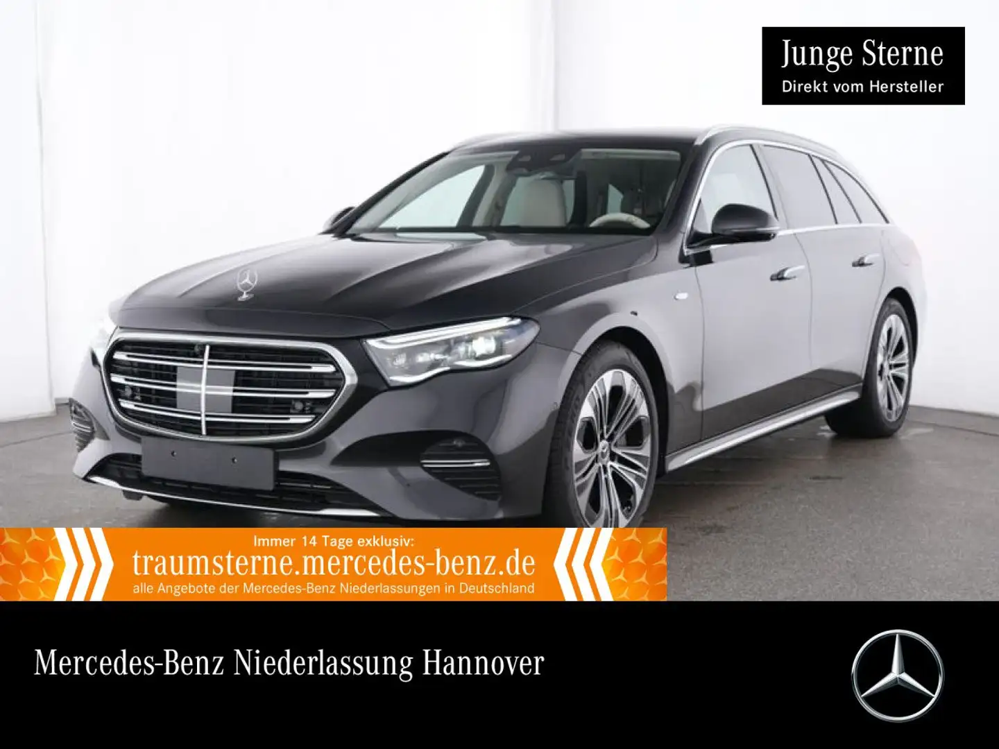 Mercedes-Benz E 300 de T Hybrid Fahrass 360° Airmat Distr. AHK Grau - 1