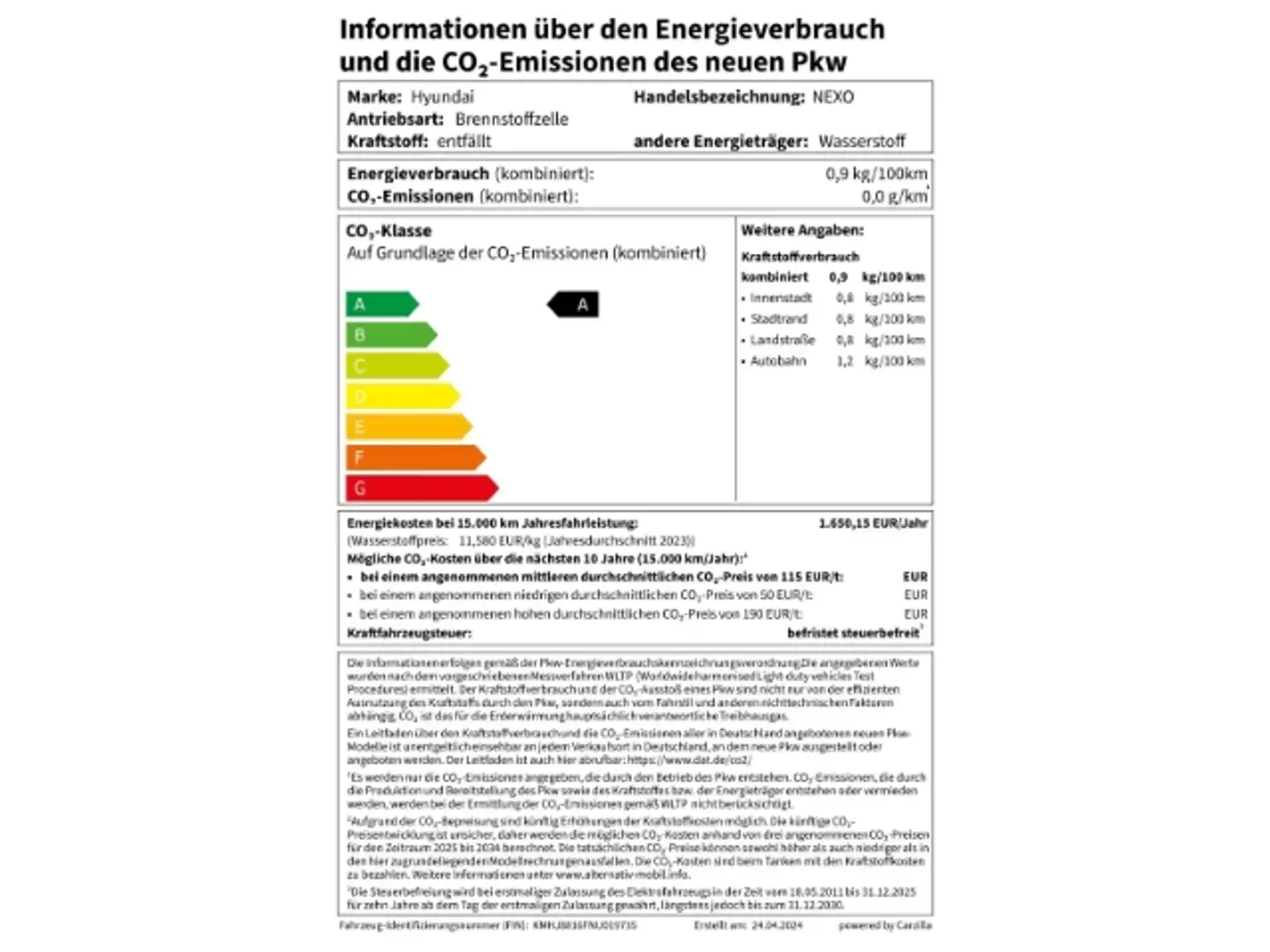 Hyundai NEXO Prime/Schiebedach/360°Kamera/Sitzbelüftung/Navi/Le Blau - 2