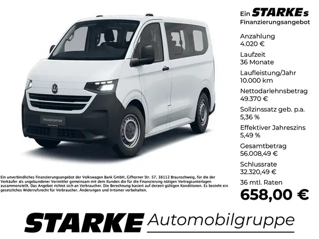 Volkswagen T7 Transporter e-Transporter Kombi 9-Sitzer