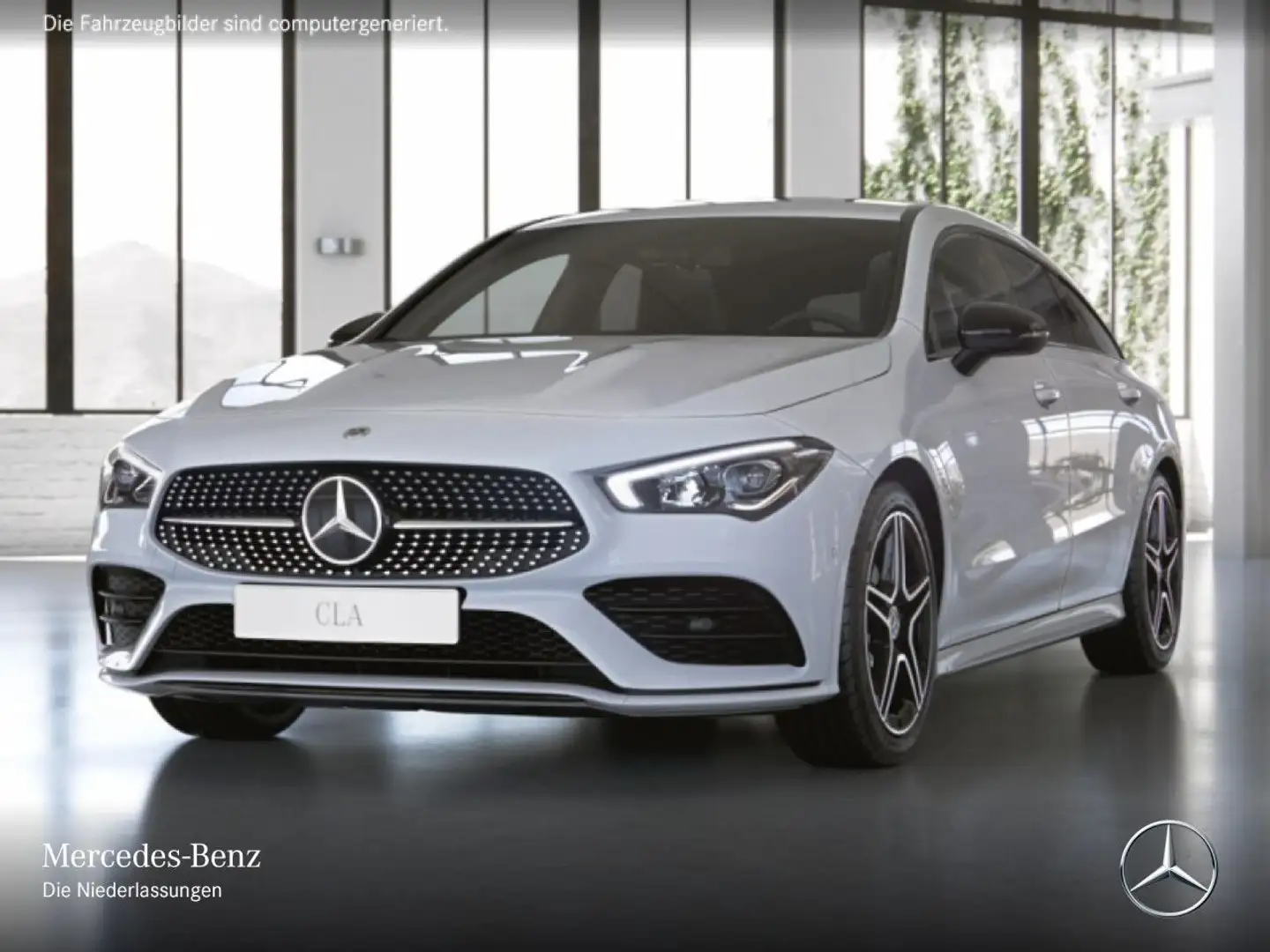 Mercedes-Benz CLA 200 d AMG+NIGHT+LED+KAMERA+TOTW+8G Weiß - 2