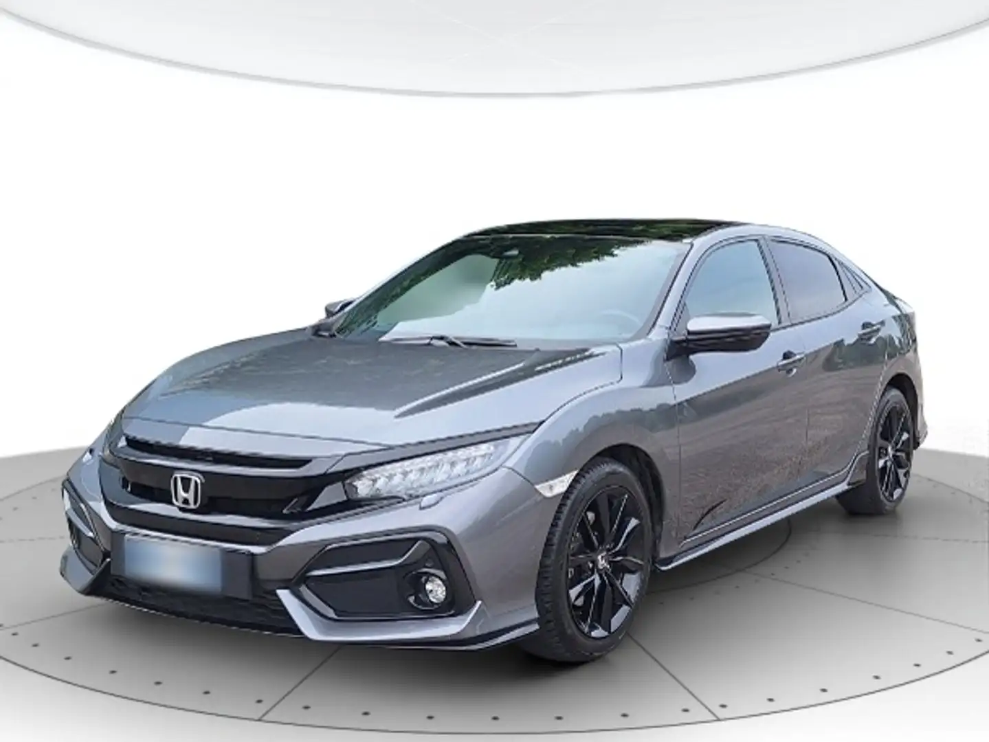 Honda Civic X 2017 5p - Civic 5p 1.5 t Sport + my20 Gris - 1