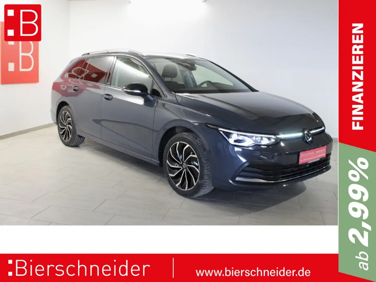Volkswagen Golf Variant 8 1.0 eTSI DSG Move 17 AHK ACC Grau - 1
