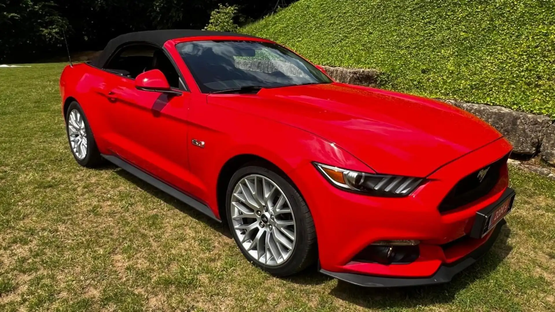 Ford Mustang Convertible GT V8 5,0L COYOTE 420CH BV6 Rouge - 1