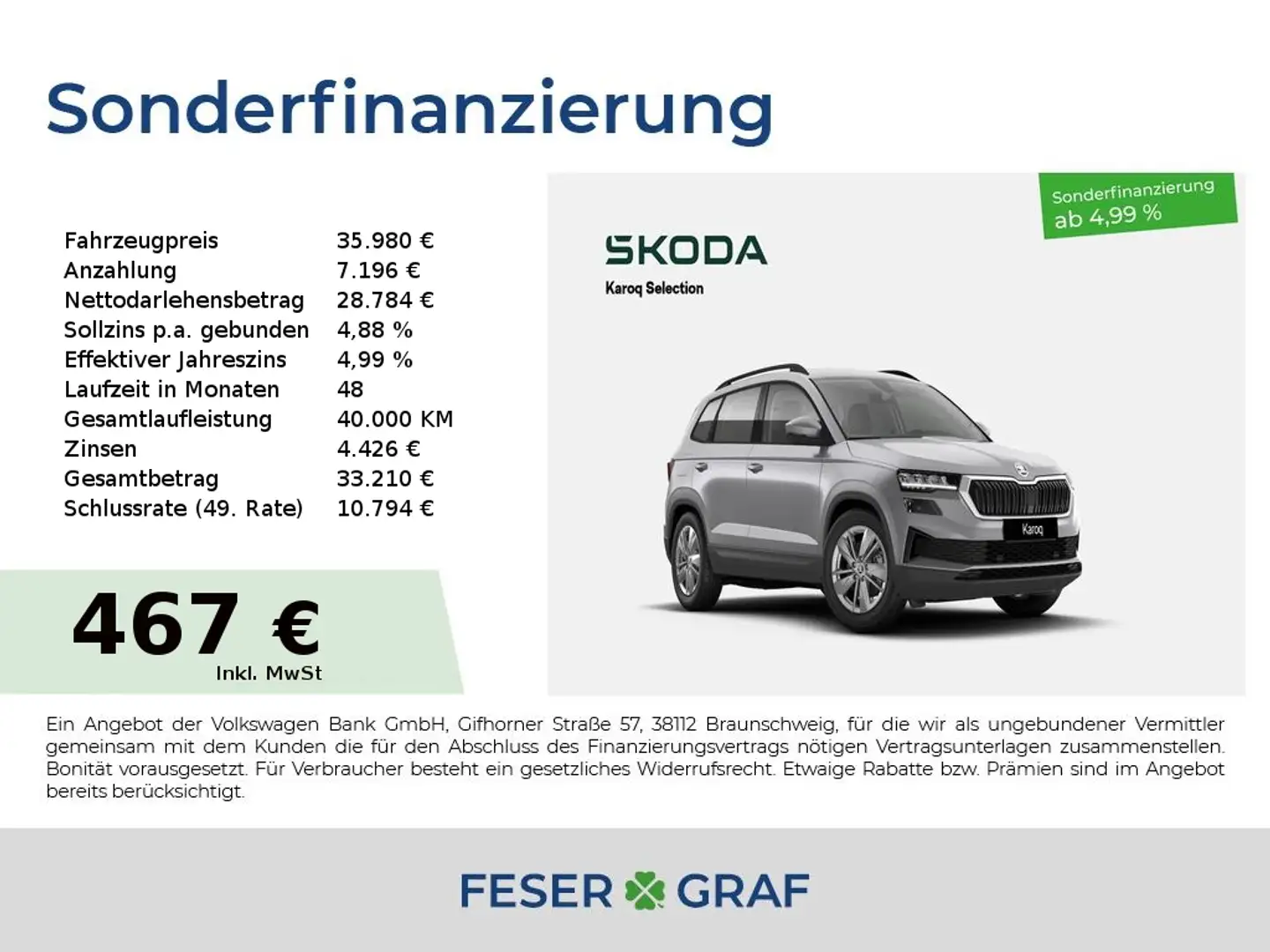 Skoda Karoq Selection 1,5 TSI KAMERA*SMART-LINK*SZH Silber - 1