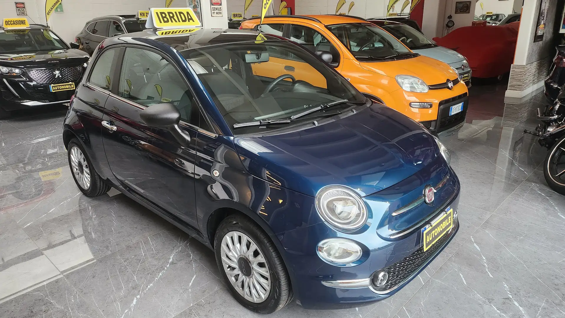 Fiat 500 500  1.0 hybrid Dolcevita Targa GV094NN Blu/Azzurro - 2