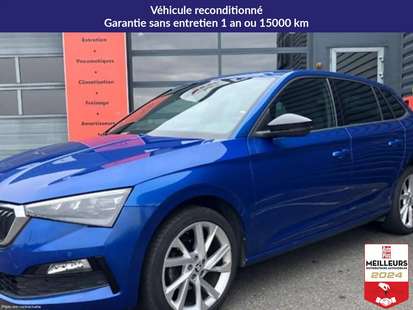 Skoda Scala 1.5 tsi 150 ch dsg7 act style Bleu - 1