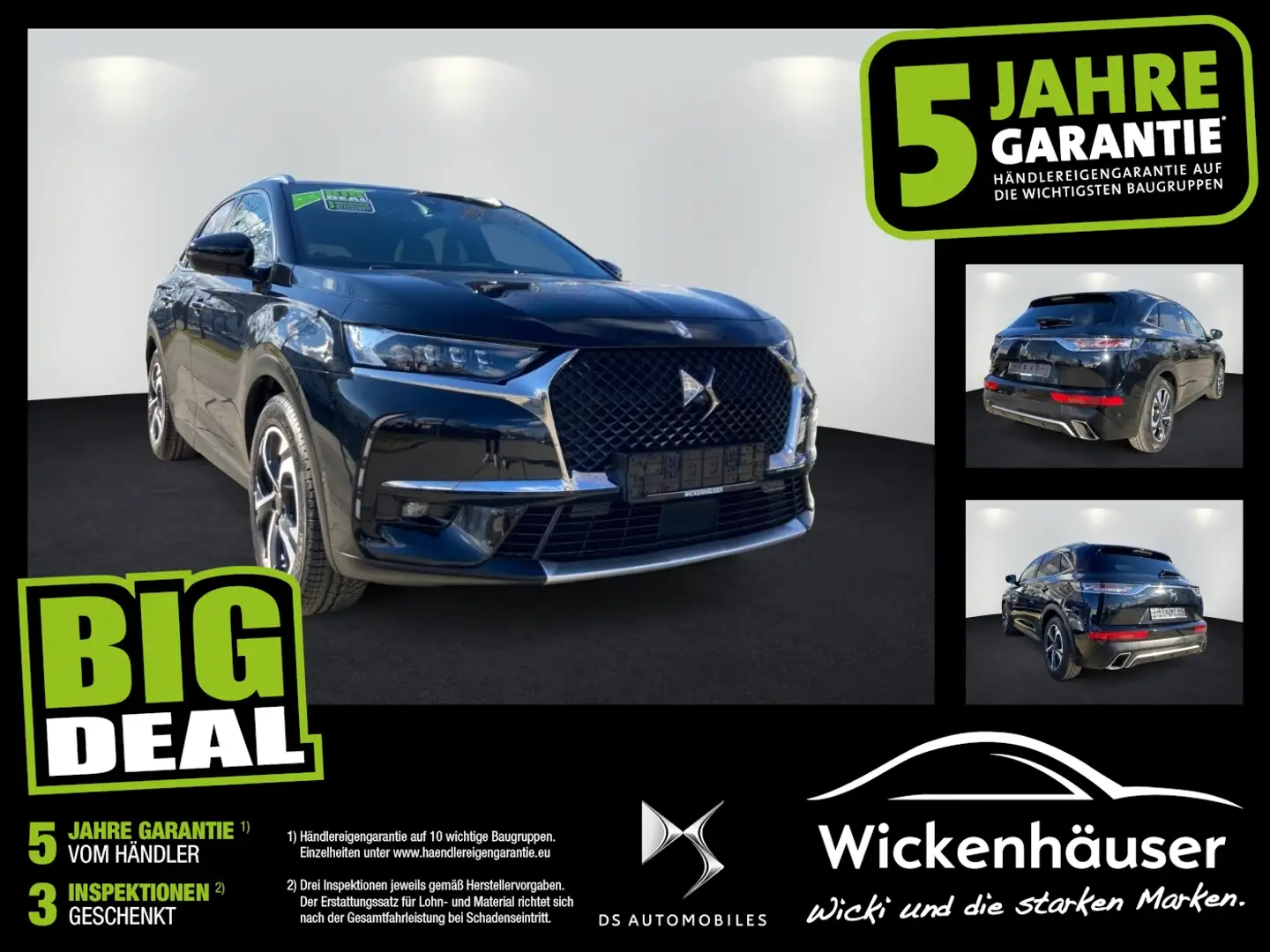 DS Automobiles DS 7 Crossback DS7 Crossback PureTech 180 Chic Kam360 Panorama Czarny - 1