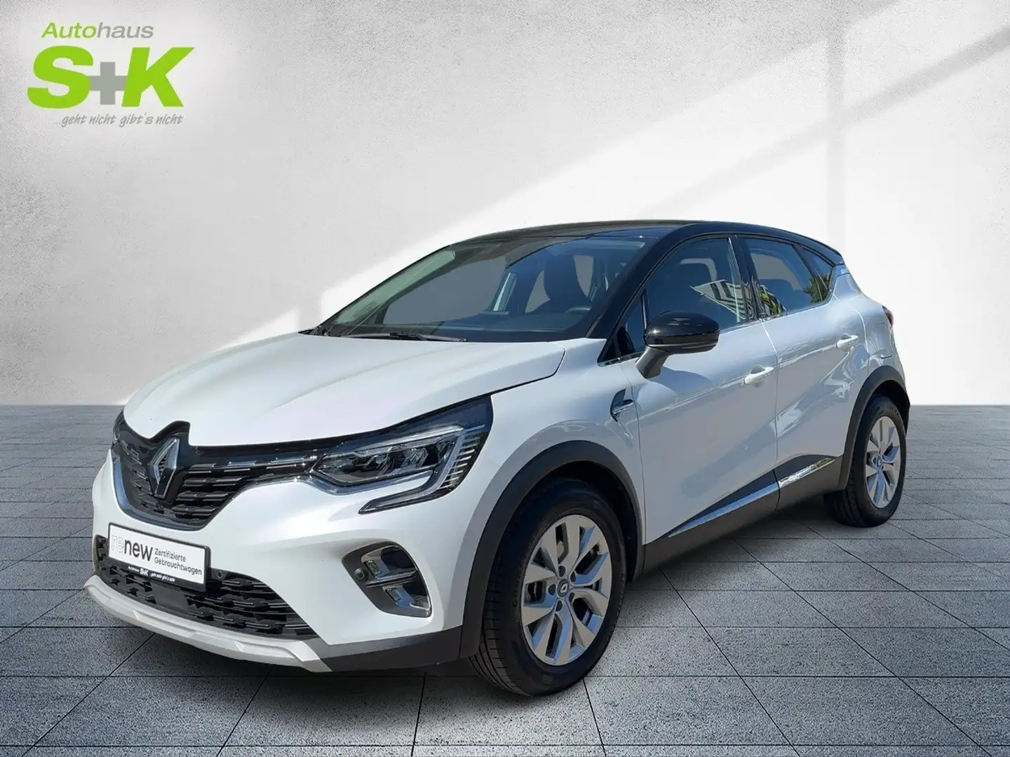 Renault Captur INTENS E-TECH Plug-in 160+AHK+NAVI+KAM+SHZG+ Weiß - 1