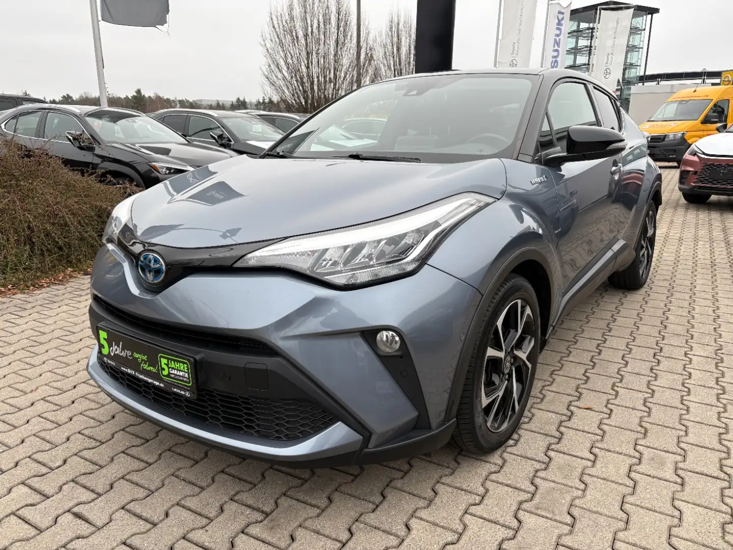 Toyota C-HR 2.0 Hybrid Team D LED, SHZ, Kamera, DAB, BT Gris - 2