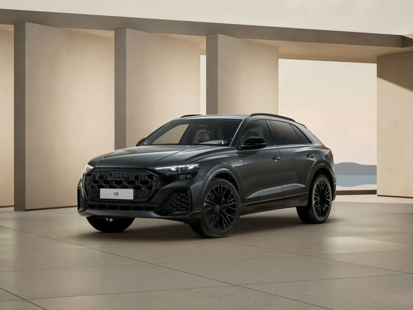Audi Q8 Black Line 50 TDI quattro Gris - 1