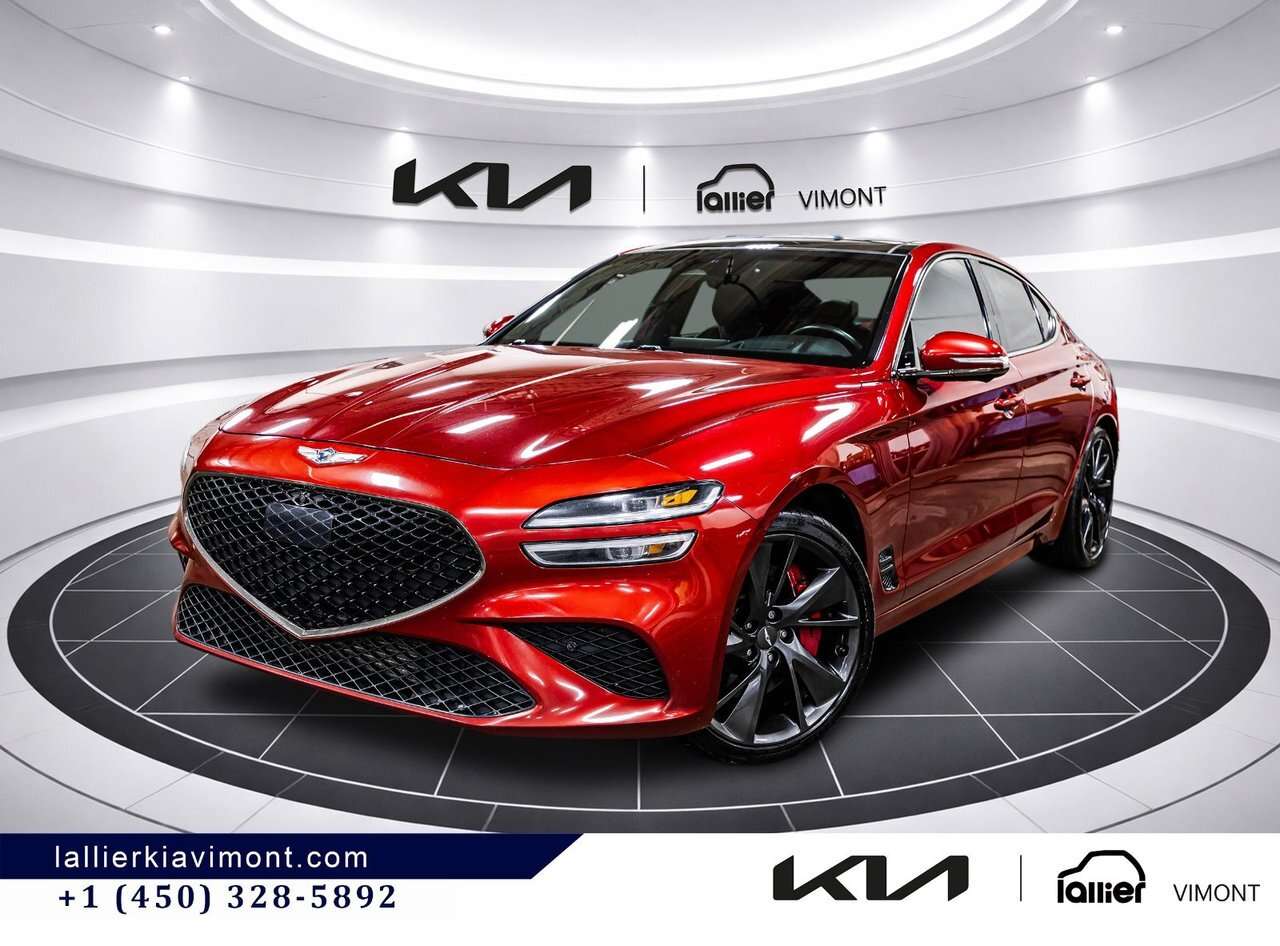 2022 Genesis G70 3.3T Sport AWD | JAMAIS ACCIDENTÉ | 1 PROPRIO | CU