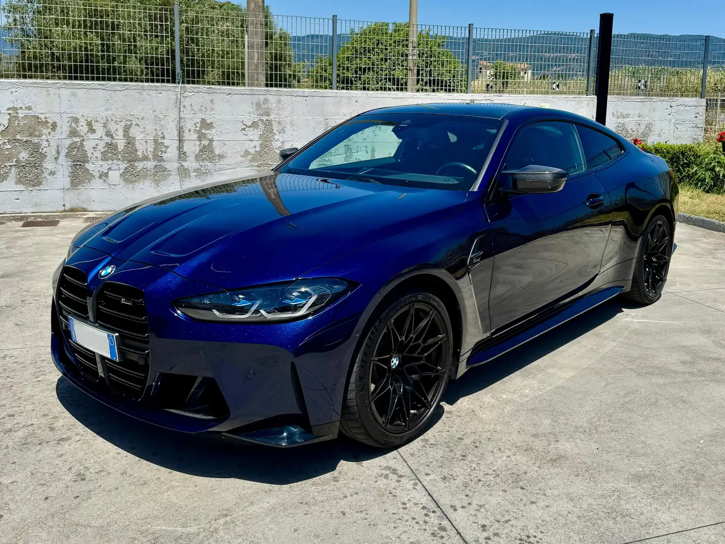BMW M4 M4 Coupe 3.0 Competition auto Blu/Azzurro - 1