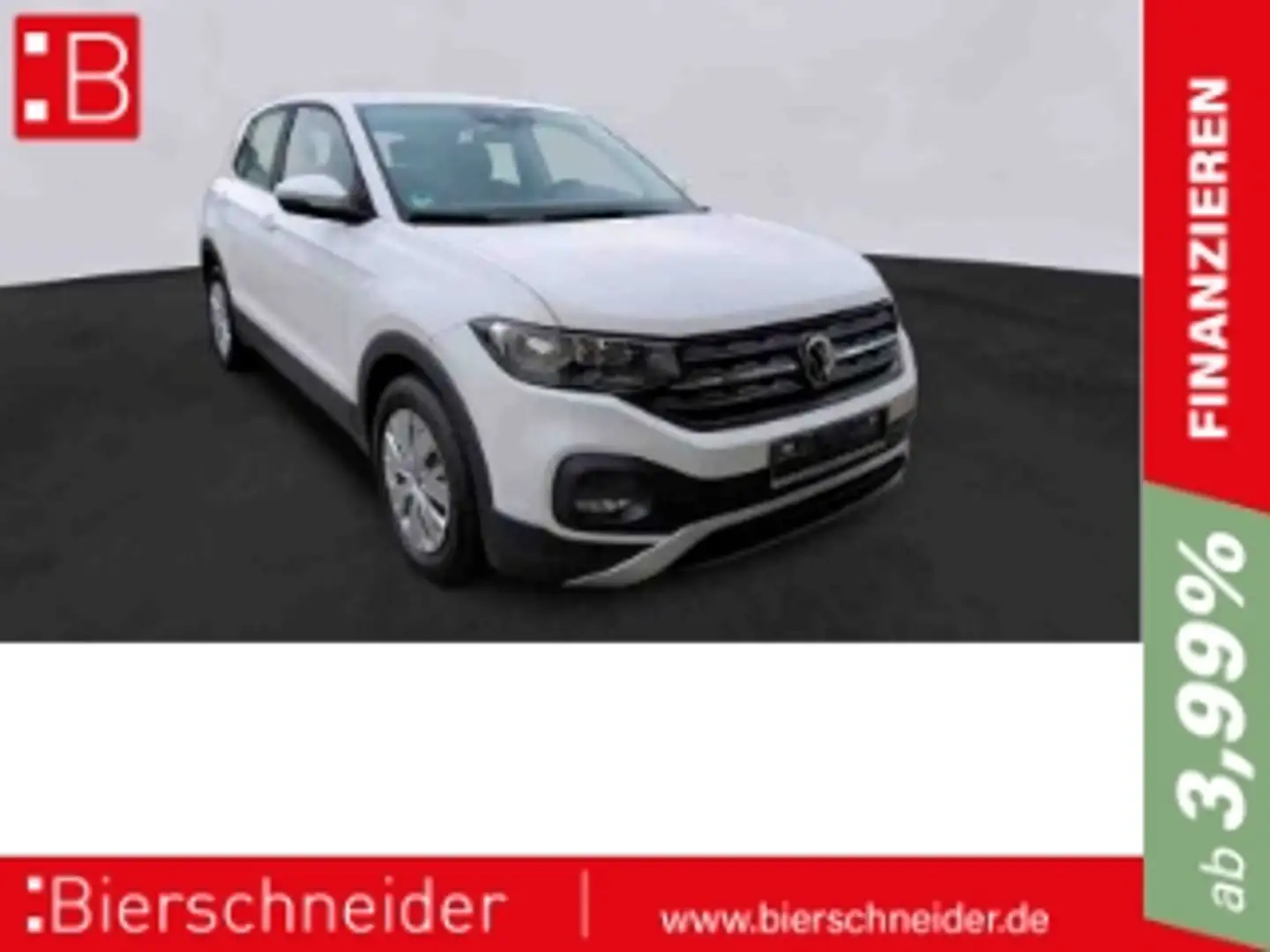 Volkswagen T-Cross 1.0 TSI NAVI PARKP SHZ DAB+ Weiß - 1