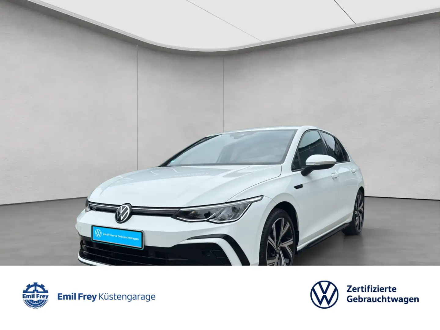 Volkswagen Golf VIII R-Line 1.5 l eTSI DSG NAVI RFK PDC Weiß - 1