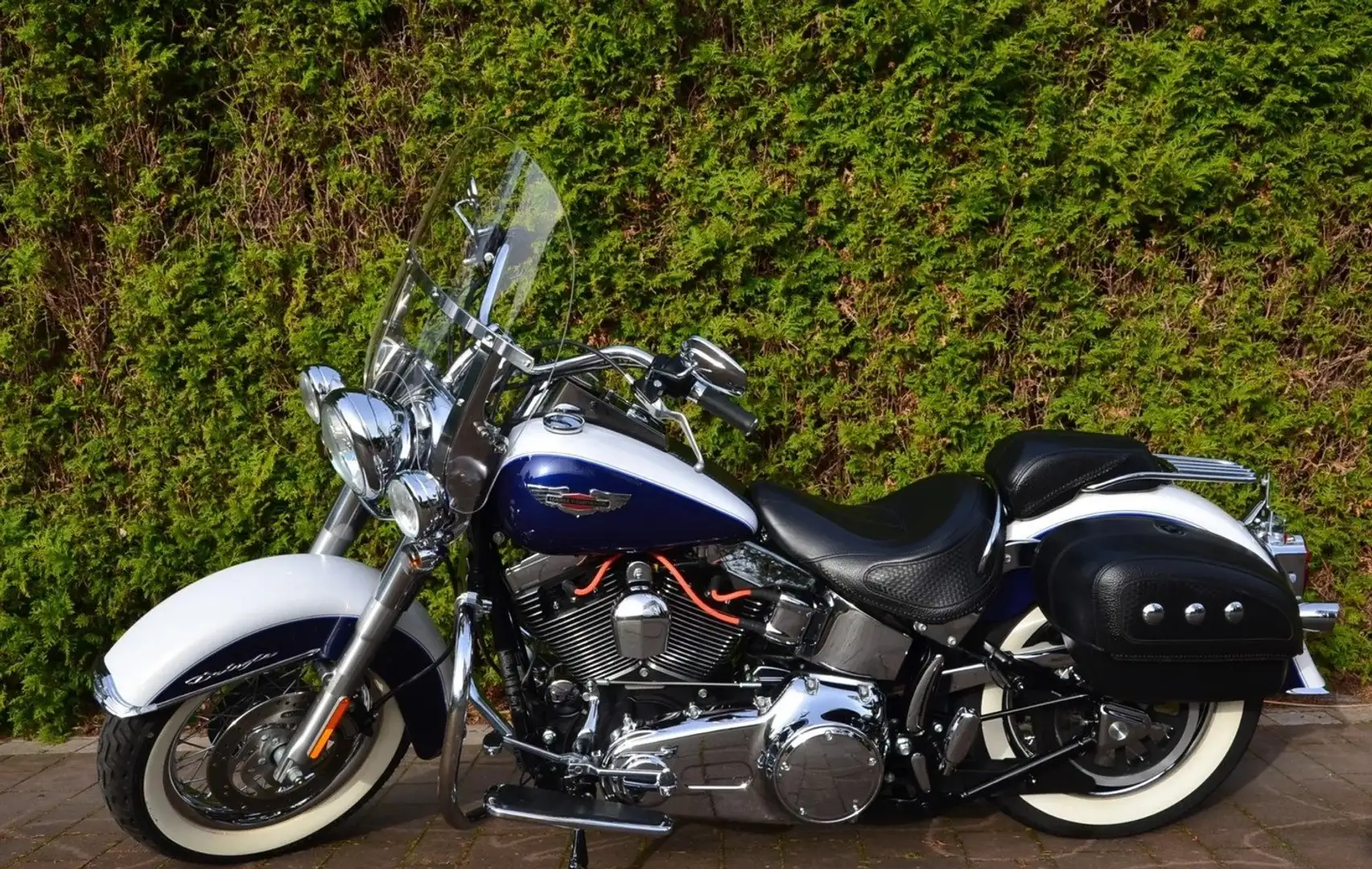 Harley-Davidson Softail Deluxe FLSTN Albastru - 1