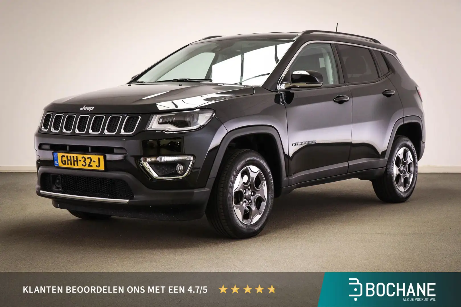 Jeep Compass 1.4 MultiAir Limited 4x4 | PREMIUM PACK | STUURVER Zwart - 1
