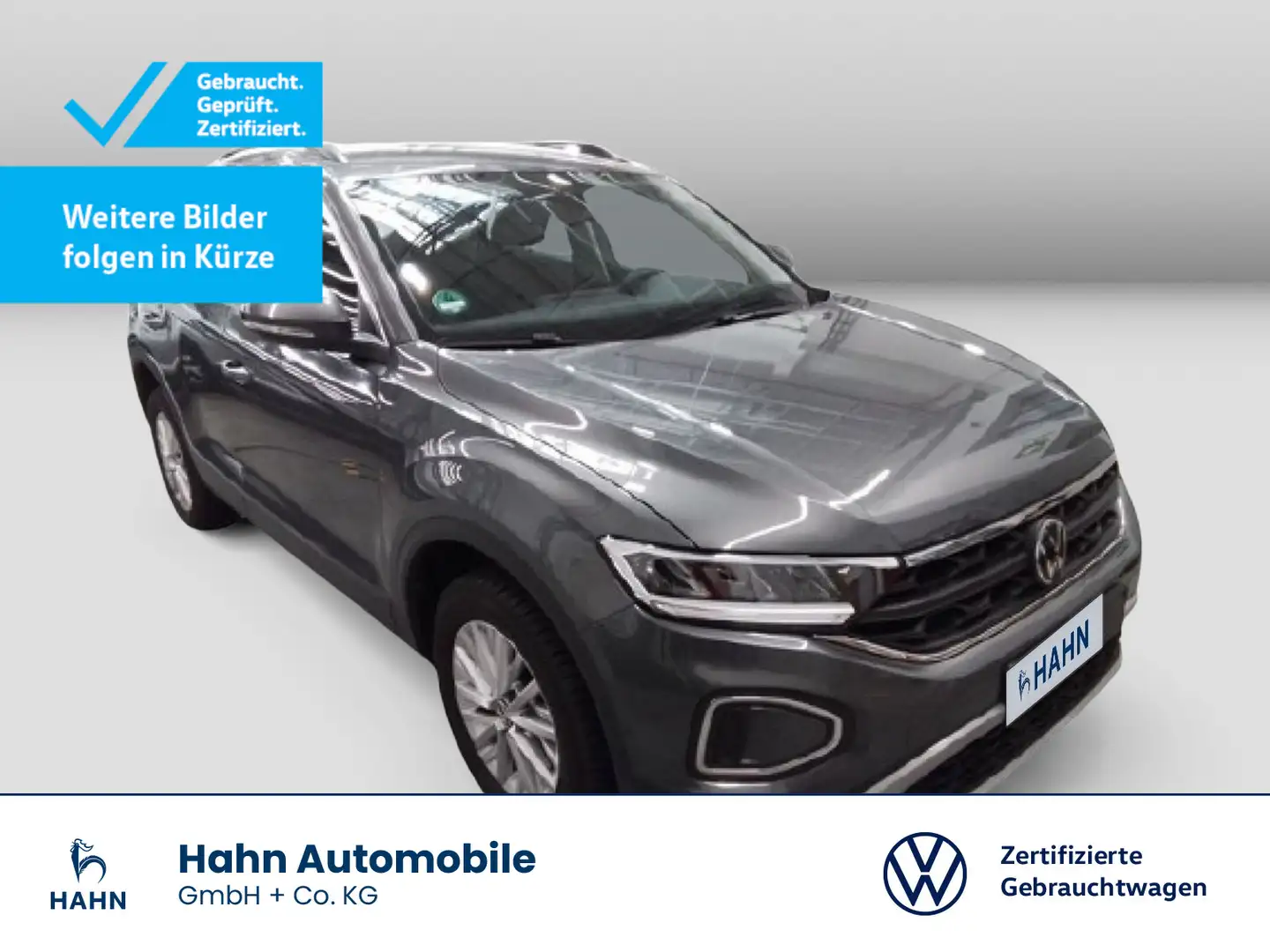 Volkswagen T-Roc 1.0TSI Life Dig.Cockp PDC LED Navi Sitzhei Grau - 1