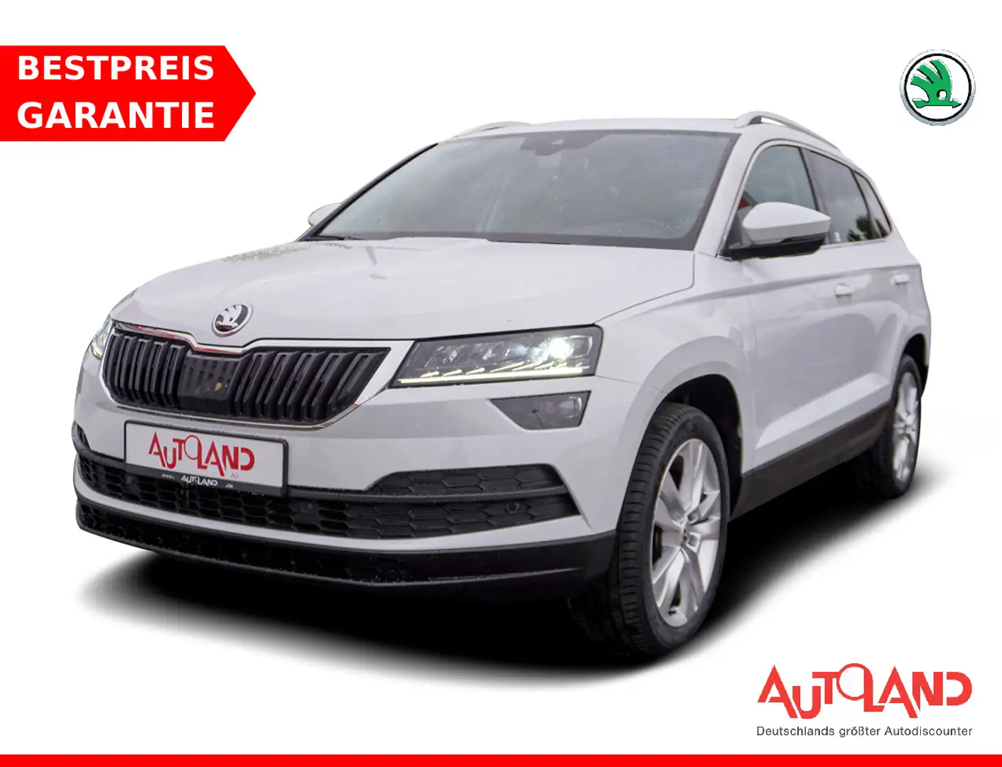 Skoda Karoq 1.5 TSI DSG Style LED Navi Kamera DAB PDC Blanc - 1
