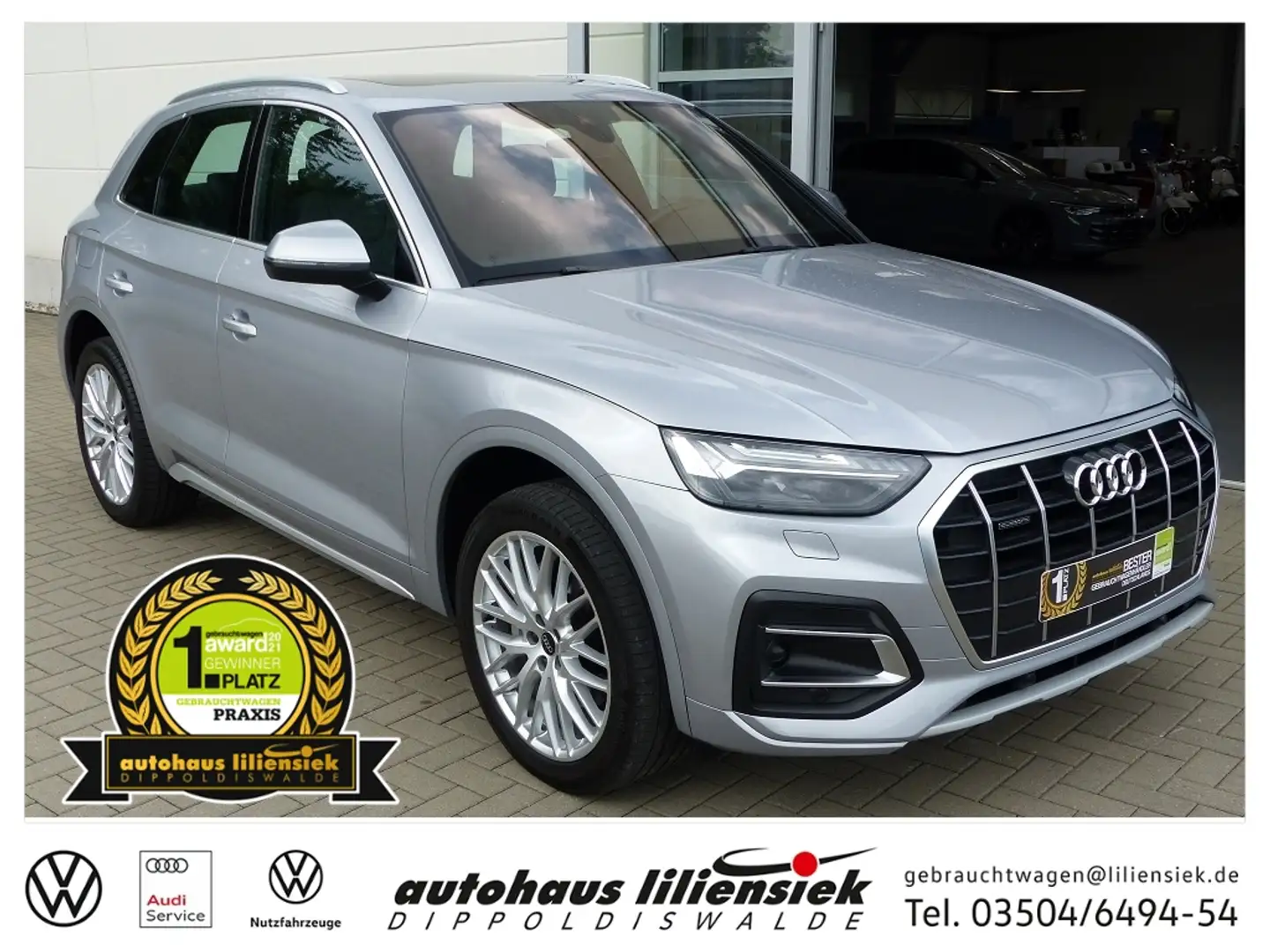 Audi Q5 50 TDI quattro Tiptronic Advanced *LED*B&O*PDC* Silber - 1