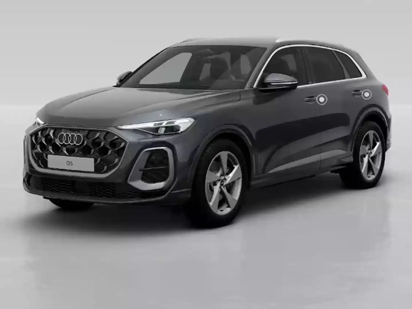 Audi Q5 SUV TDI qu. S tr. Matrix AHK 360 ParkAss Grau - 2