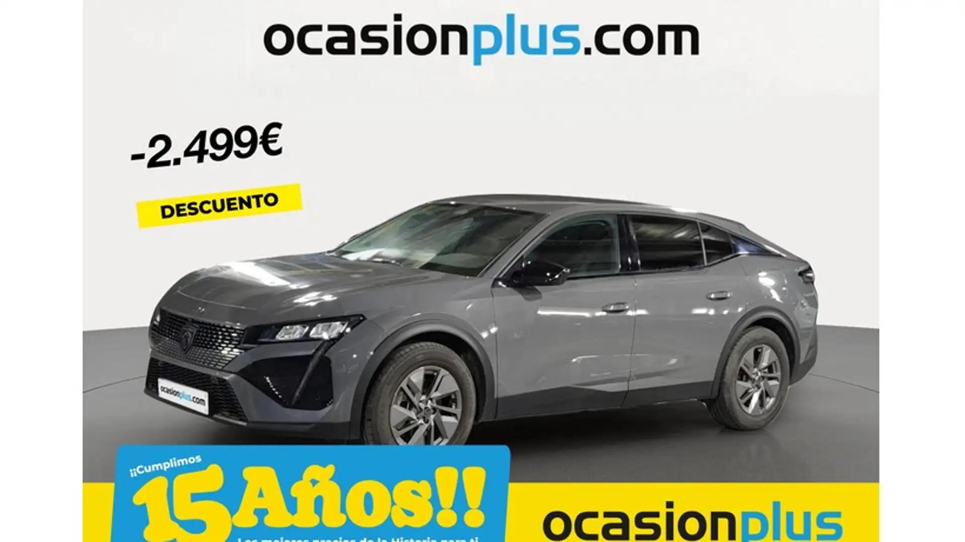 Peugeot 408 Hybrid 180 Allure e-EAT8 Gris - 1
