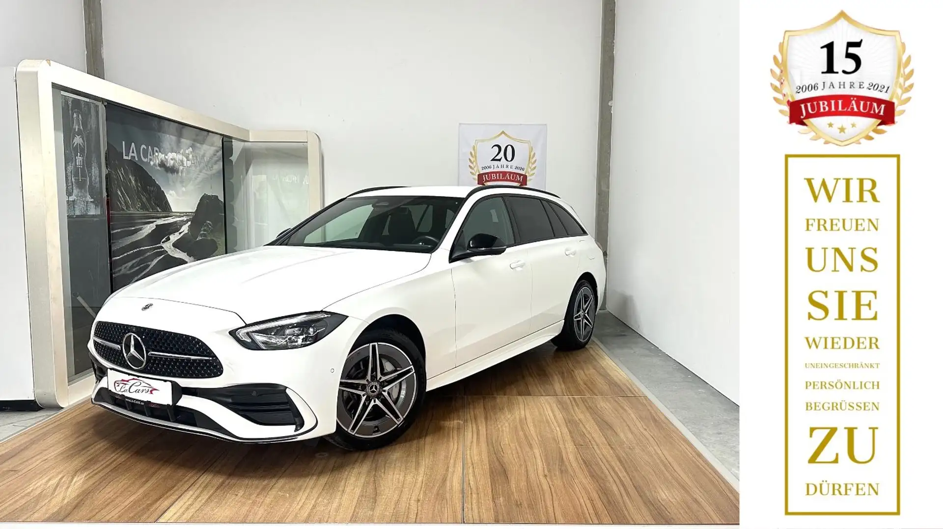 Mercedes-Benz C 300 C -Klasse T-Modell C 300 T e AMG-Line Wit - 1