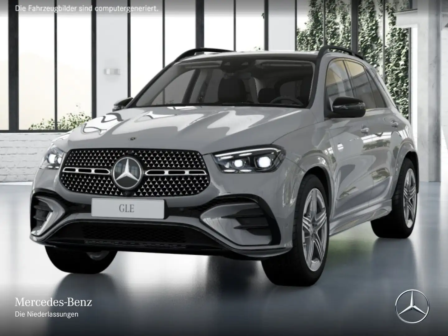 Mercedes-Benz GLE 450 d 4M AMG+NIGHT+PANO+360+AHK+MULTIBEAM+HUD Grau - 2