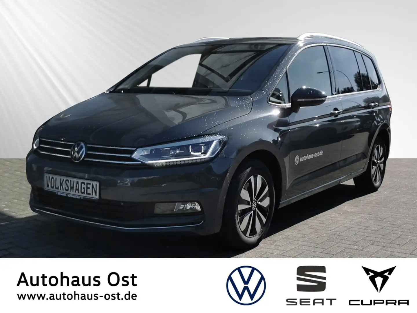 Volkswagen Touran 1,5 TSI DSG Move 7 Sitze Klima Navi Grau - 1
